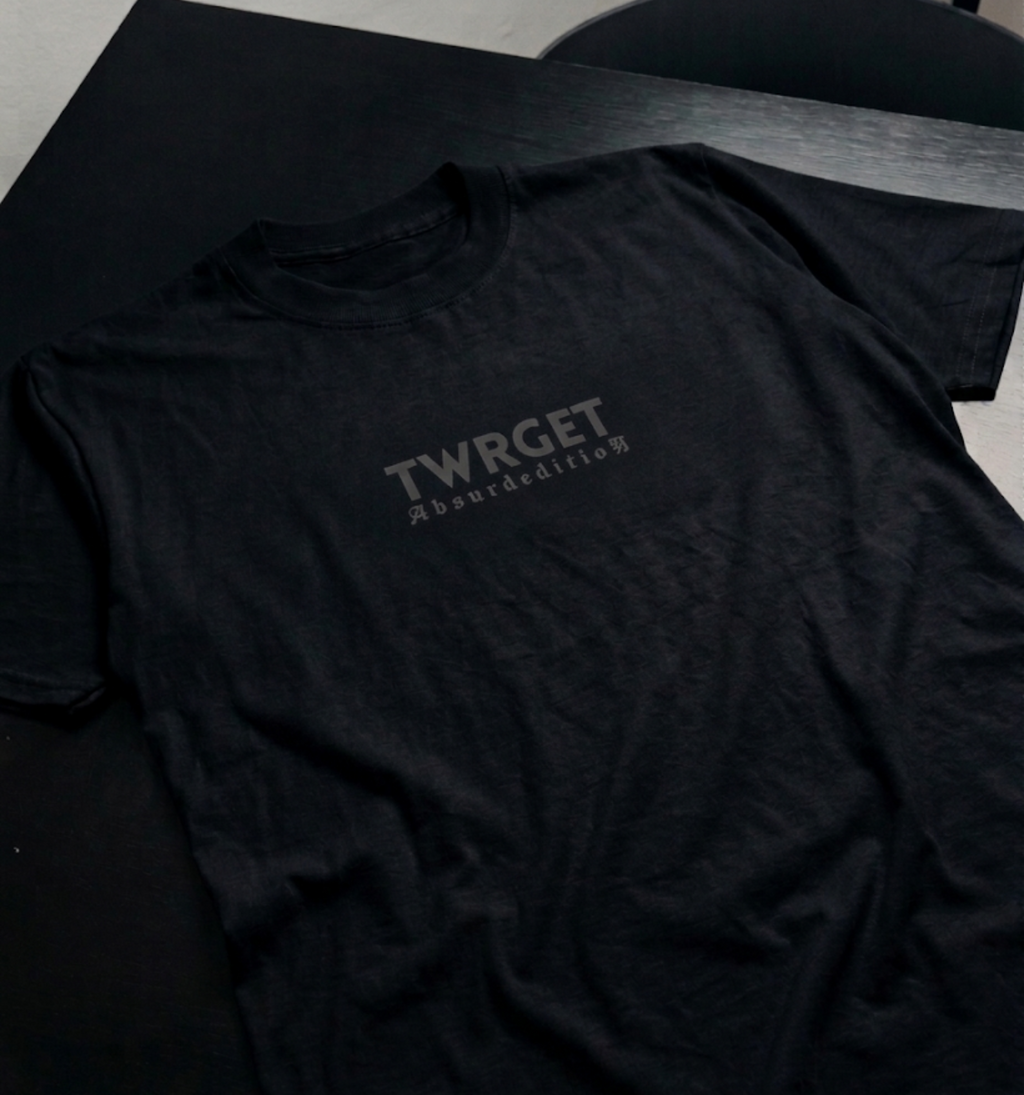 Oversized Basic Twrget - preta